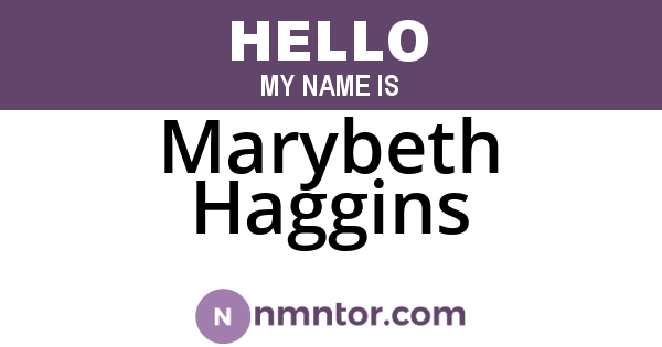 Marybeth Haggins