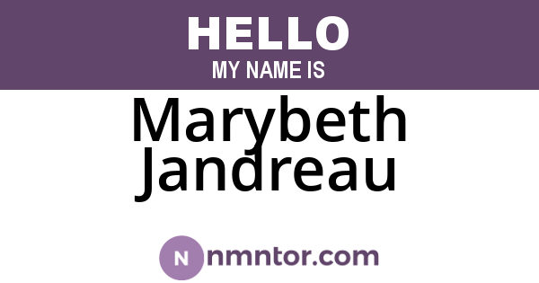 Marybeth Jandreau