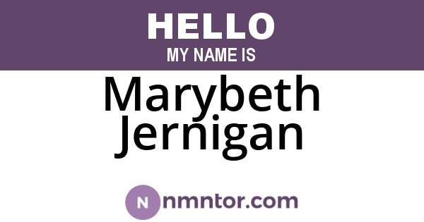 Marybeth Jernigan