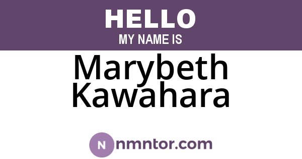 Marybeth Kawahara