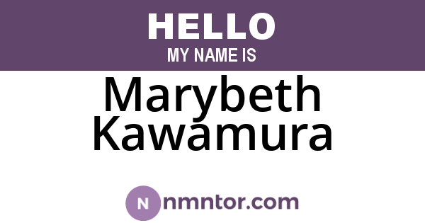 Marybeth Kawamura