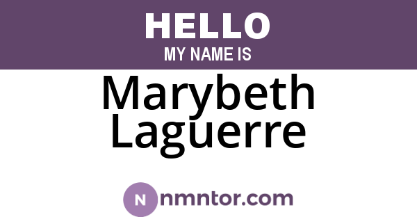 Marybeth Laguerre