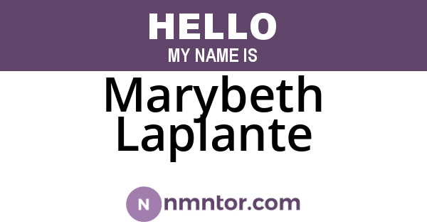 Marybeth Laplante