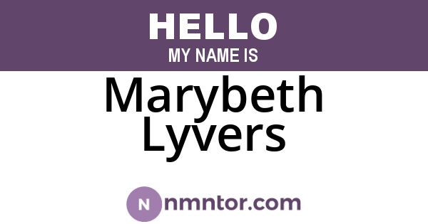 Marybeth Lyvers