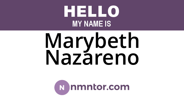 Marybeth Nazareno