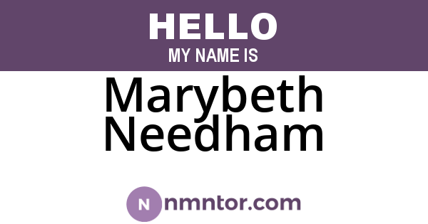 Marybeth Needham