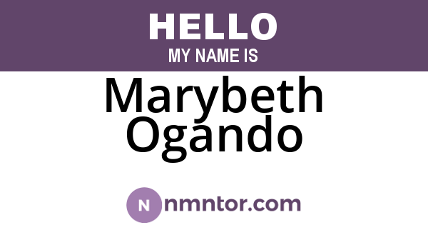 Marybeth Ogando
