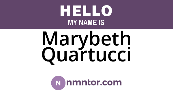 Marybeth Quartucci