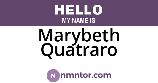 Marybeth Quatraro