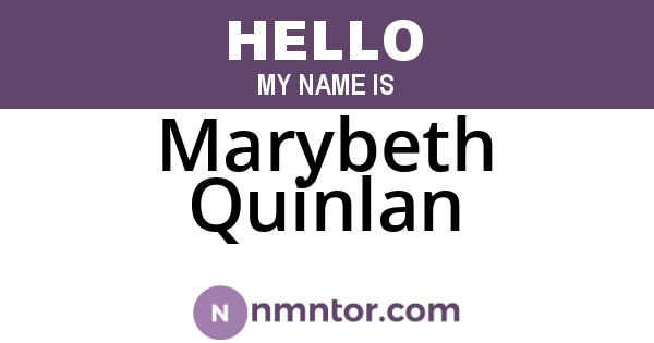 Marybeth Quinlan
