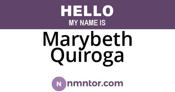 Marybeth Quiroga