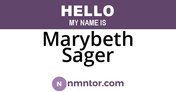 Marybeth Sager