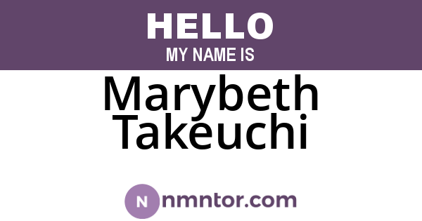 Marybeth Takeuchi