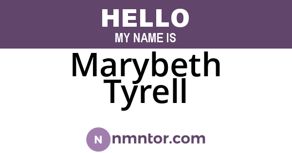 Marybeth Tyrell
