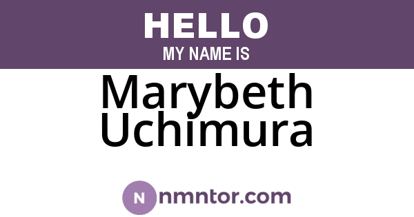 Marybeth Uchimura