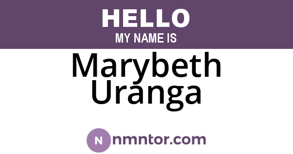 Marybeth Uranga