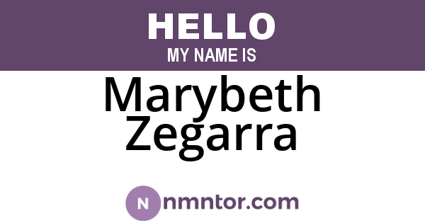 Marybeth Zegarra