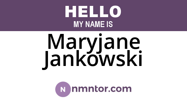Maryjane Jankowski