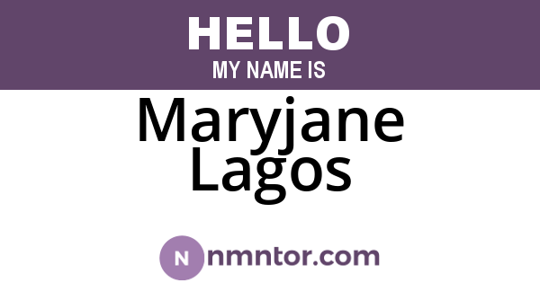 Maryjane Lagos
