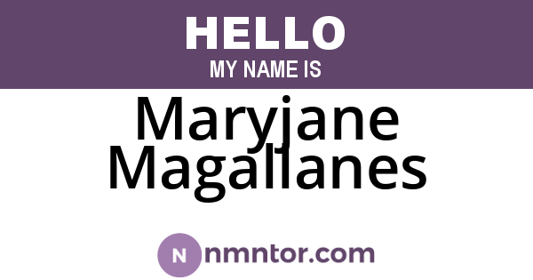 Maryjane Magallanes