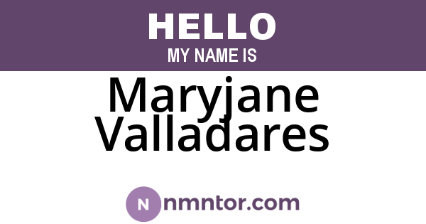 Maryjane Valladares