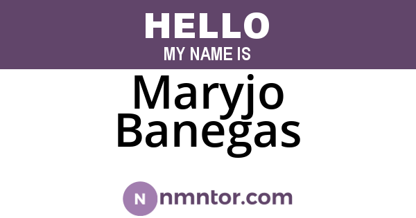 Maryjo Banegas