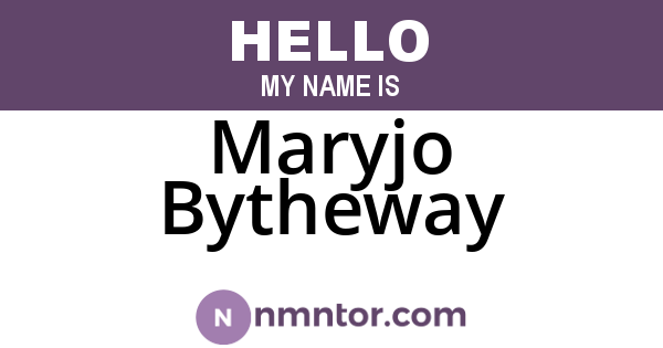 Maryjo Bytheway
