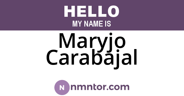 Maryjo Carabajal
