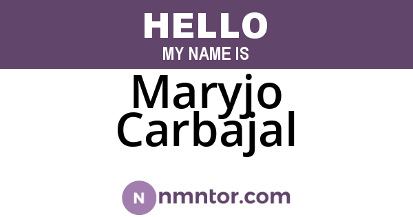Maryjo Carbajal