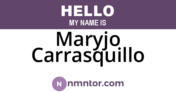 Maryjo Carrasquillo