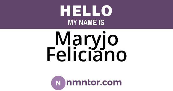 Maryjo Feliciano