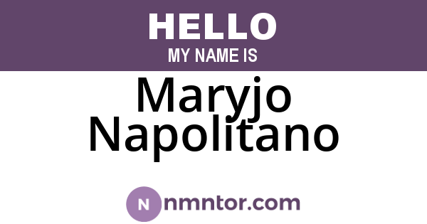 Maryjo Napolitano
