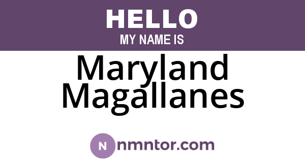 Maryland Magallanes