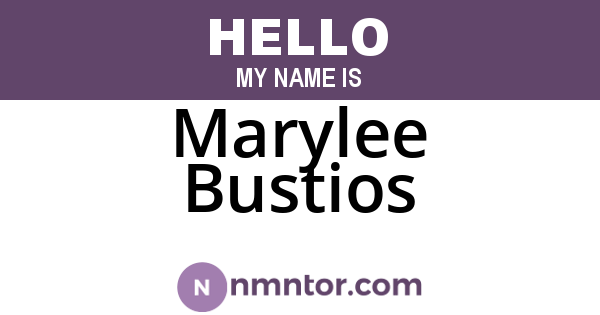 Marylee Bustios