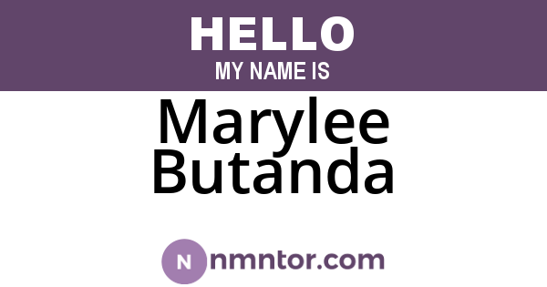 Marylee Butanda