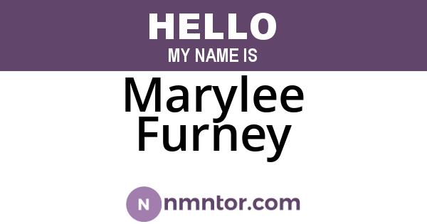 Marylee Furney
