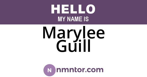 Marylee Guill