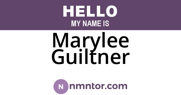 Marylee Guiltner