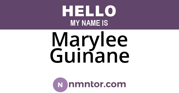 Marylee Guinane