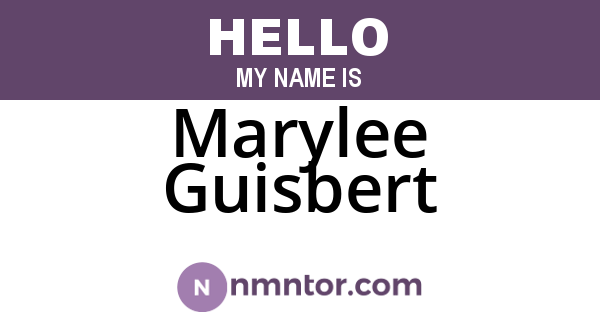 Marylee Guisbert