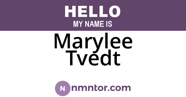 Marylee Tvedt