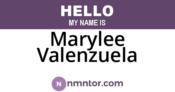 Marylee Valenzuela