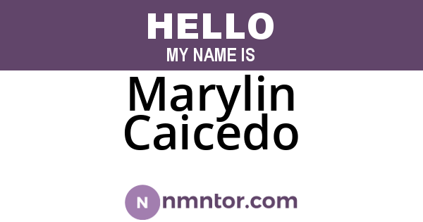 Marylin Caicedo