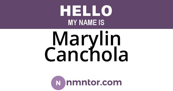 Marylin Canchola