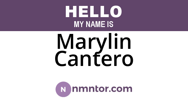 Marylin Cantero