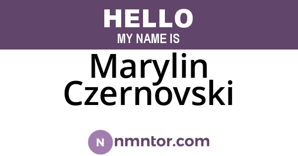 Marylin Czernovski