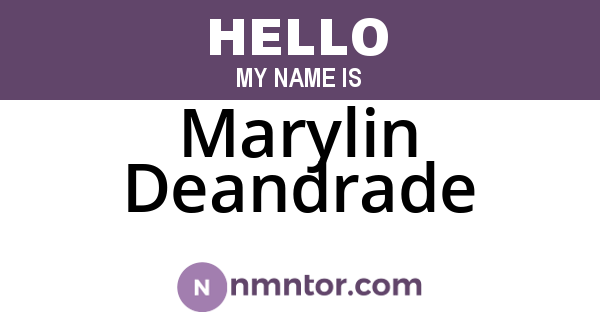 Marylin Deandrade