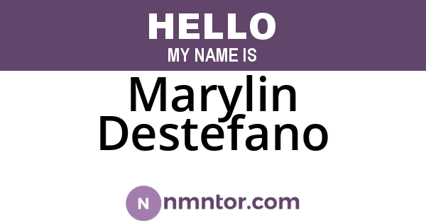 Marylin Destefano