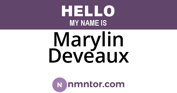 Marylin Deveaux