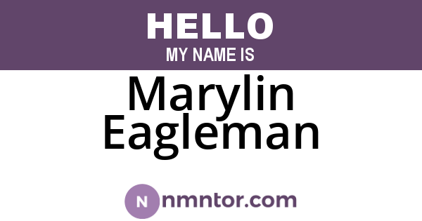 Marylin Eagleman